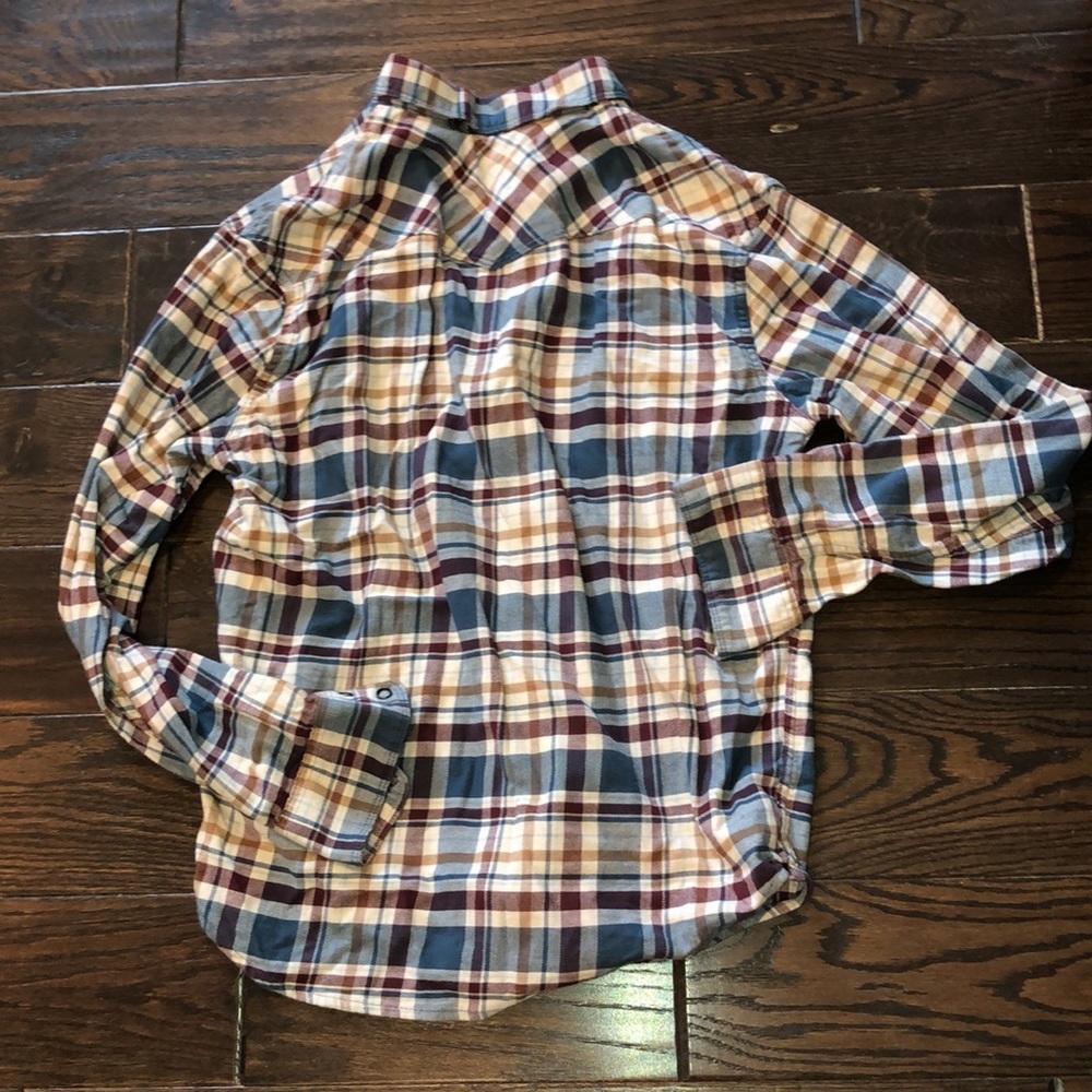 Lucky Brand Saturday stretch plaid
Flannel shirt size medium - Picture 8 of 8